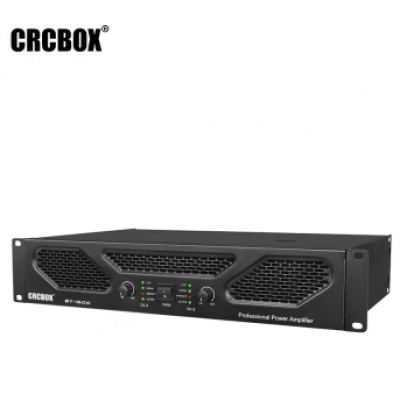 CRCBOX卡博專業(yè)雙通道功放功率純后級專業(yè)舞臺演出家用KTV酒吧HIFi音響功放 BT-1200